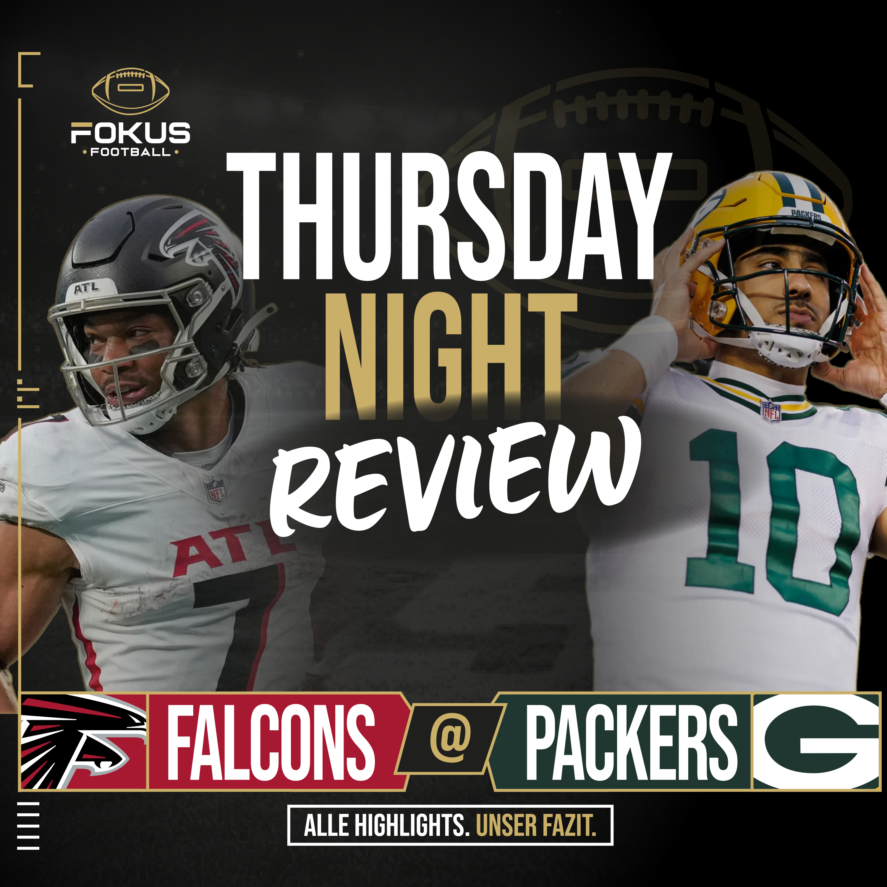 TNF Review Falcons vs. Packers episode artwork