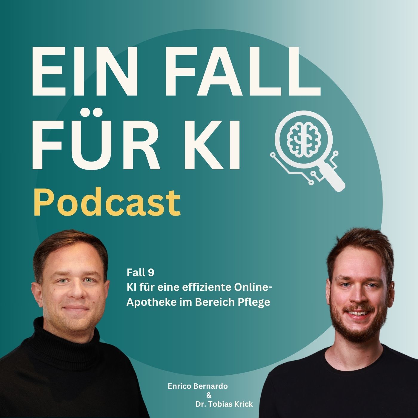 #9 KI für eine effiziente Online-Apotheke im Bereich Pflege mit Enrico Bernardo episode artwork