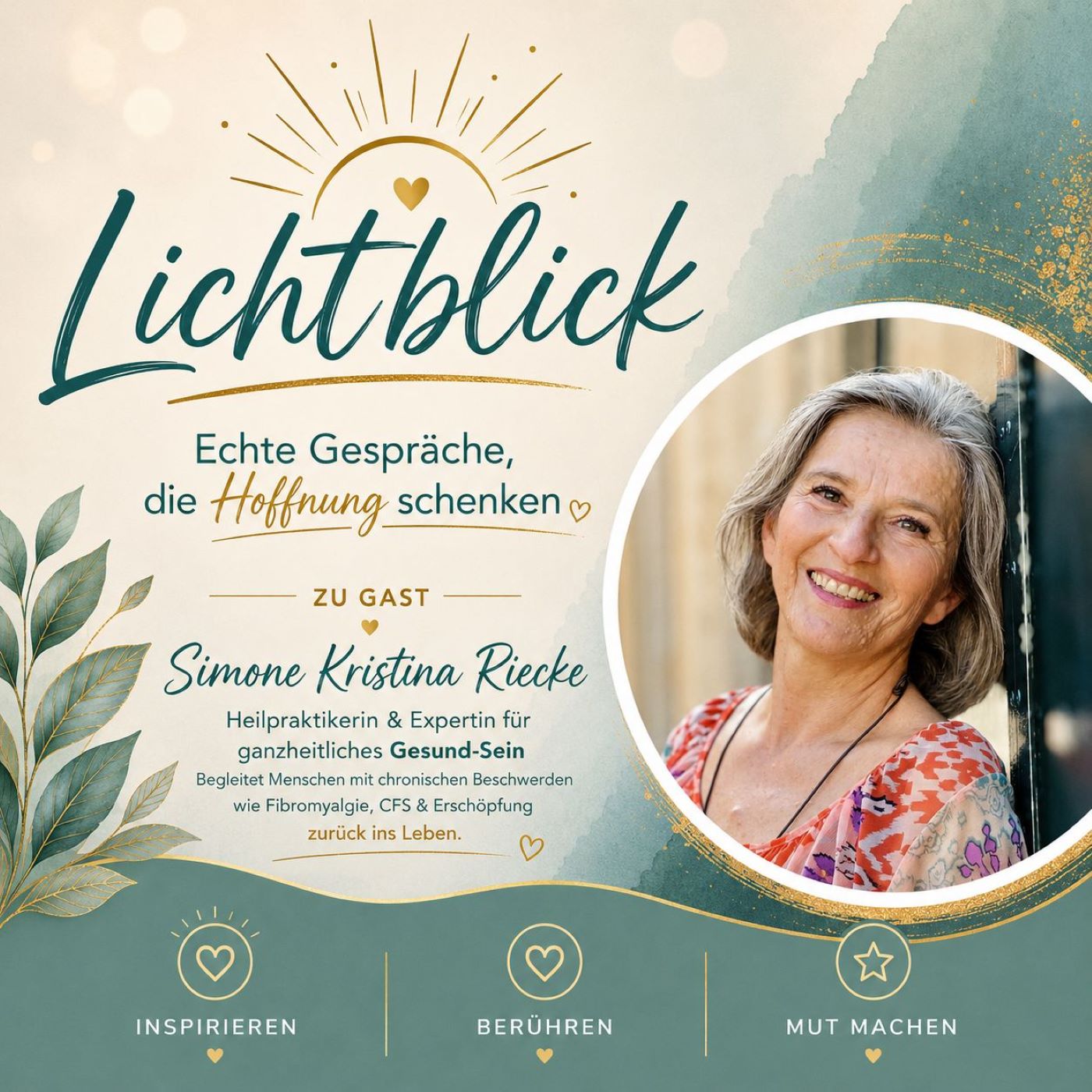 Wenn das Leben plötzlich alles verändert – im Gespräch mit Simone Kristina Riecke ❤️ episode artwork