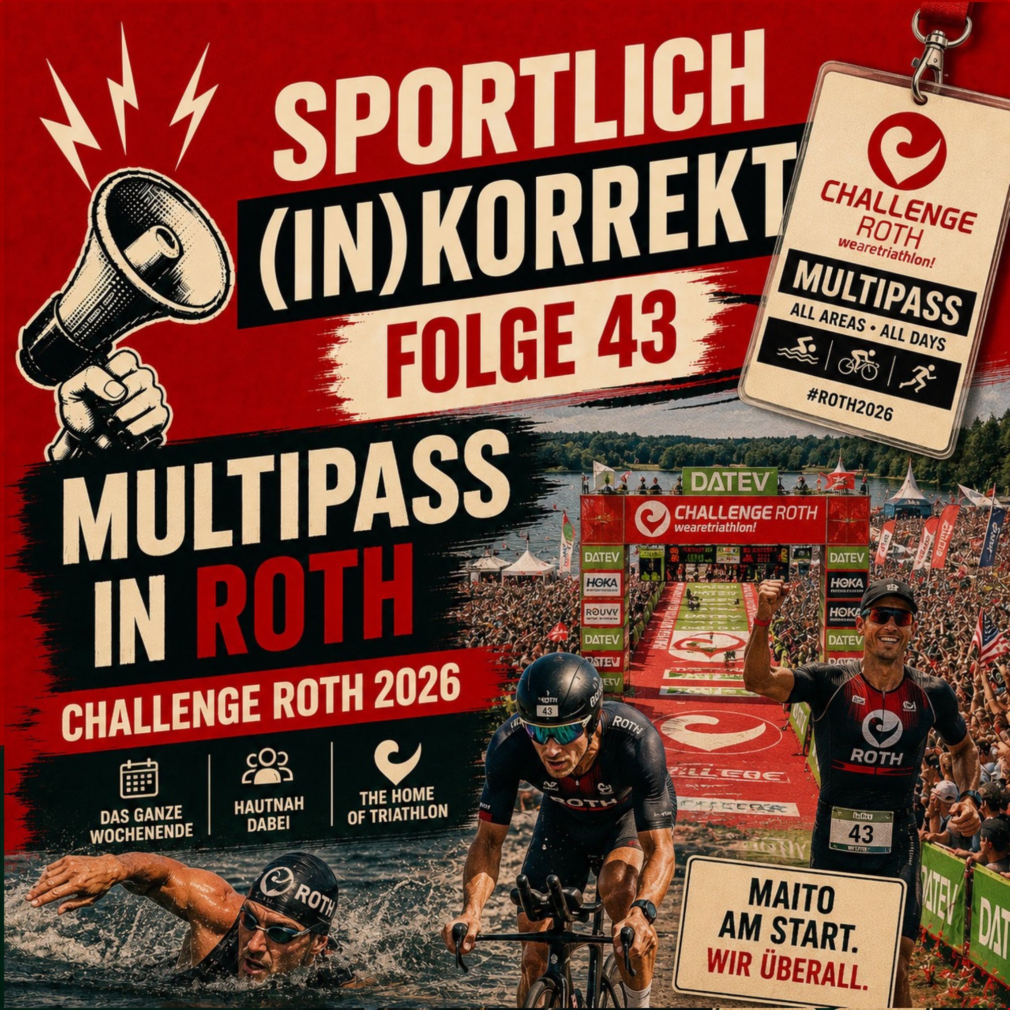 Folge 43 – Multipass in Roth, Challenge Roth 2026 episode artwork