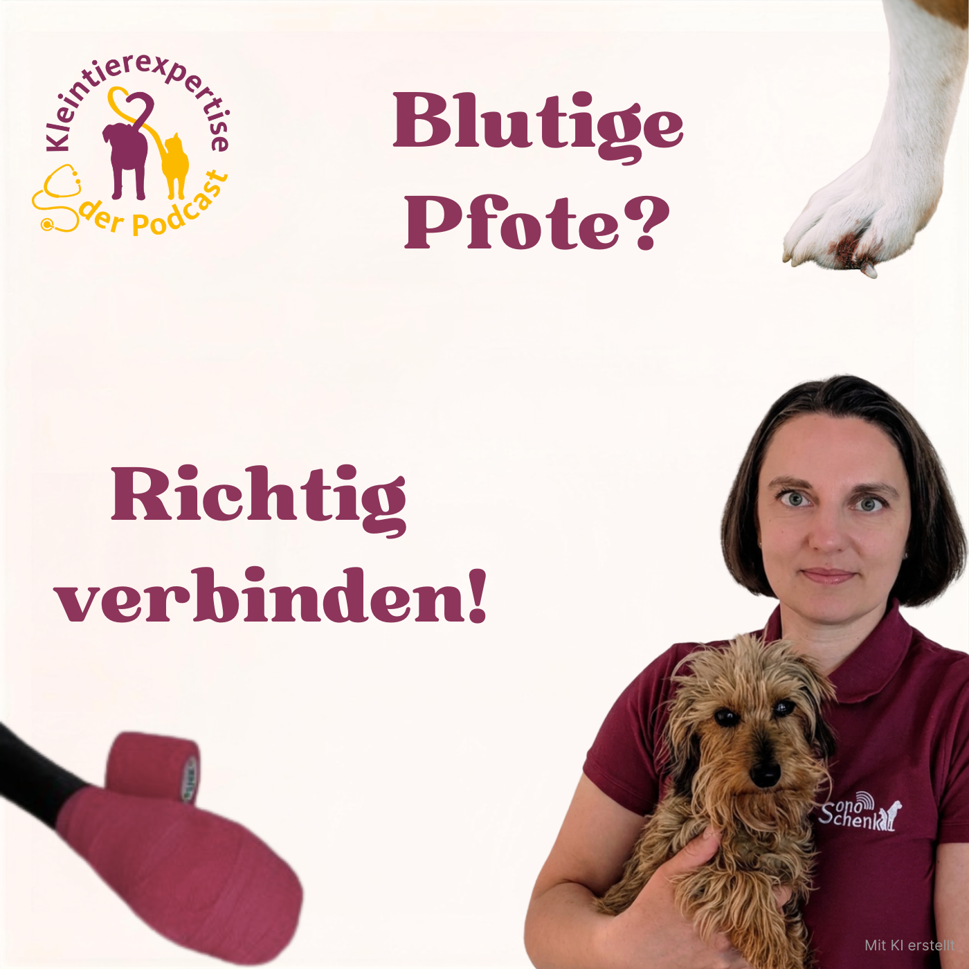 96. Erste Hilfe: Blutige Pfote, Krallenabriss & Co.: Wie du Wunden richtig versorgst episode artwork