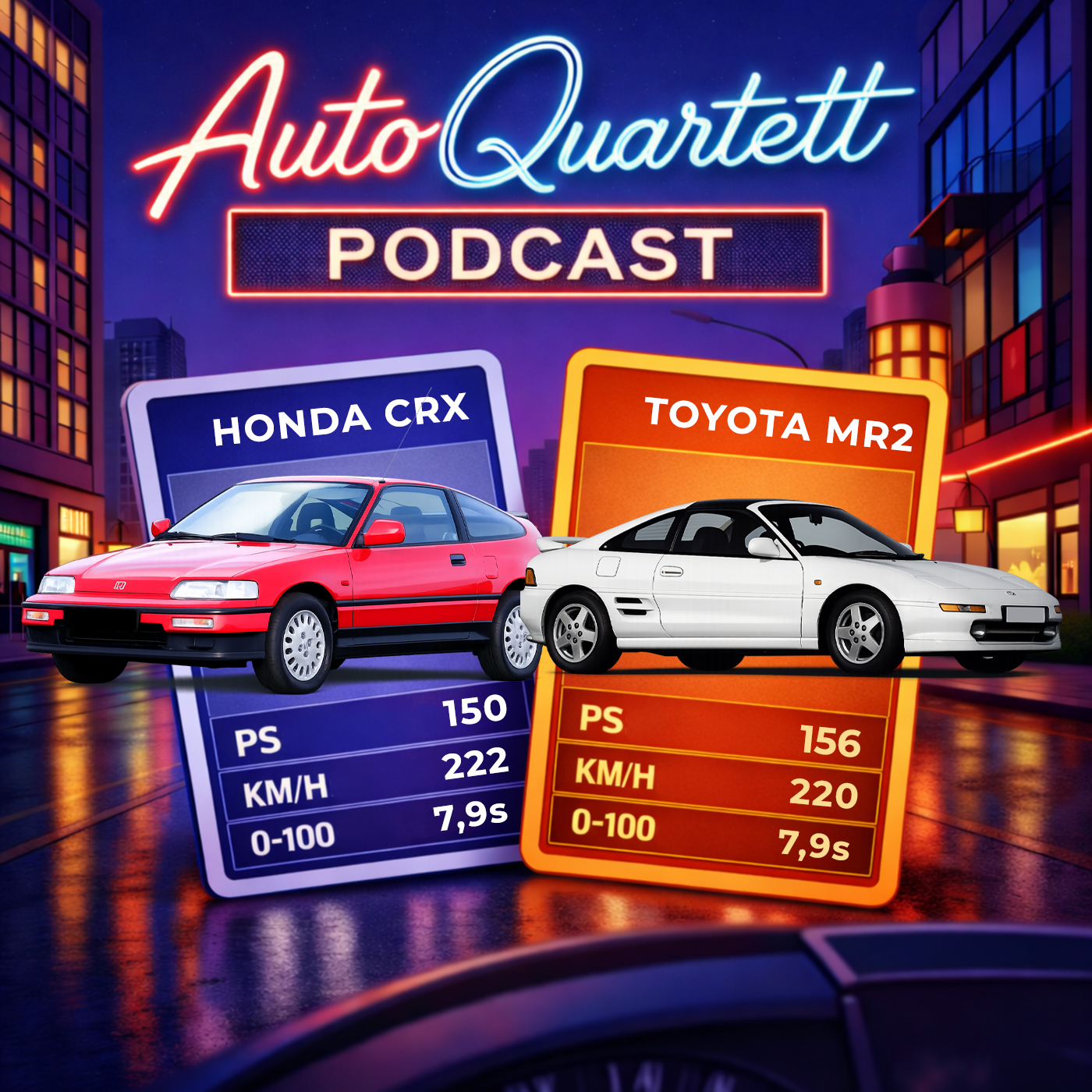 Honda CRX vs Toyota MR2 - Pocket Rocket episode artwork