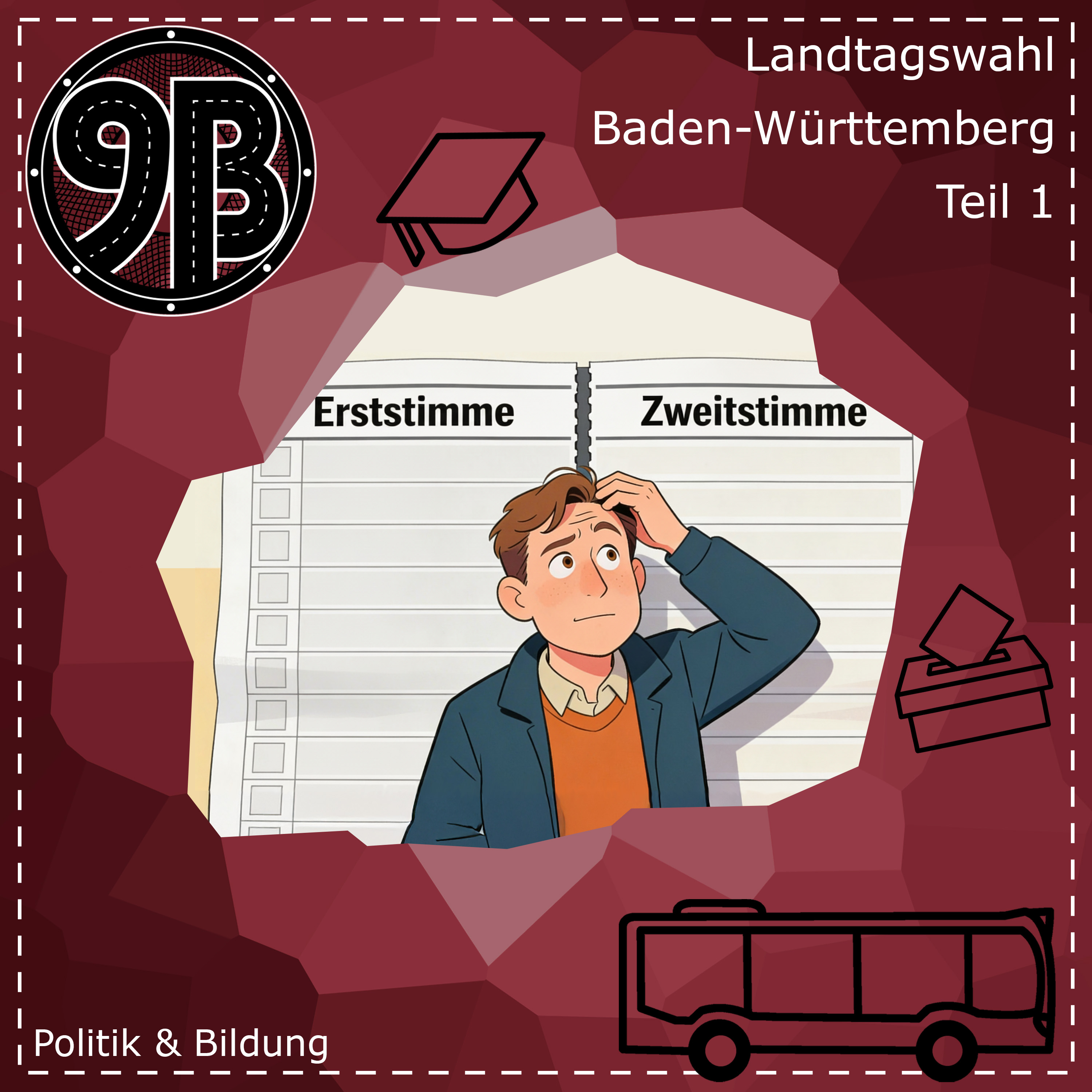 #121 Landtagswahl BaWü 2026: Politische Positionen der Direktkandidierenden (Wahlkreis Konstanz) - Teil 1 | Podcast episode artwork