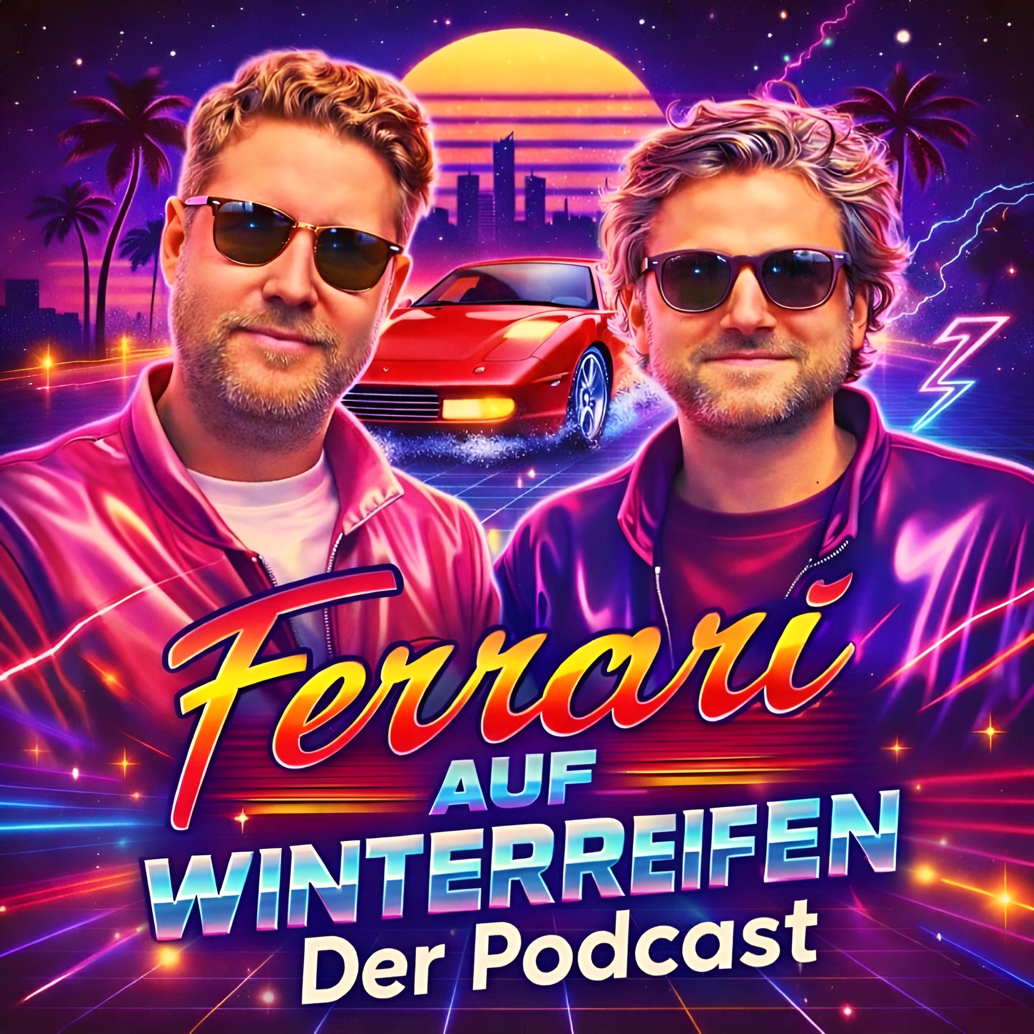 Ferrari auf Winterreifen