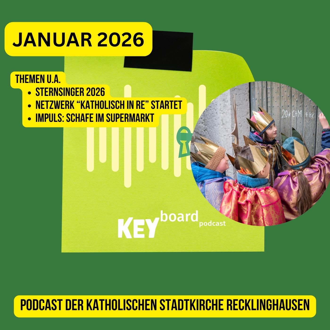 Sternsinger 2026 - Netzwerk "Katholisch in RE" startet - Impuls: Schafe im Supermarkt (8.1.2026) episode artwork
