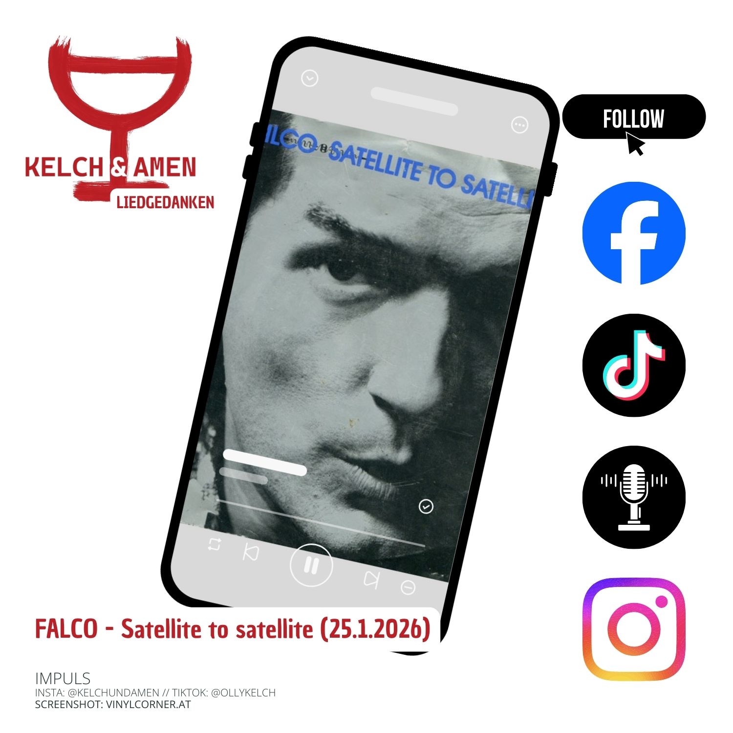 Kelch und Amen - Liedgedanken: "Falco - Satellite to satellite" (25.1.2026) Kelch und Amen - Liedgedanken: "Falco - Satellite to satellite" (25.1.2026)