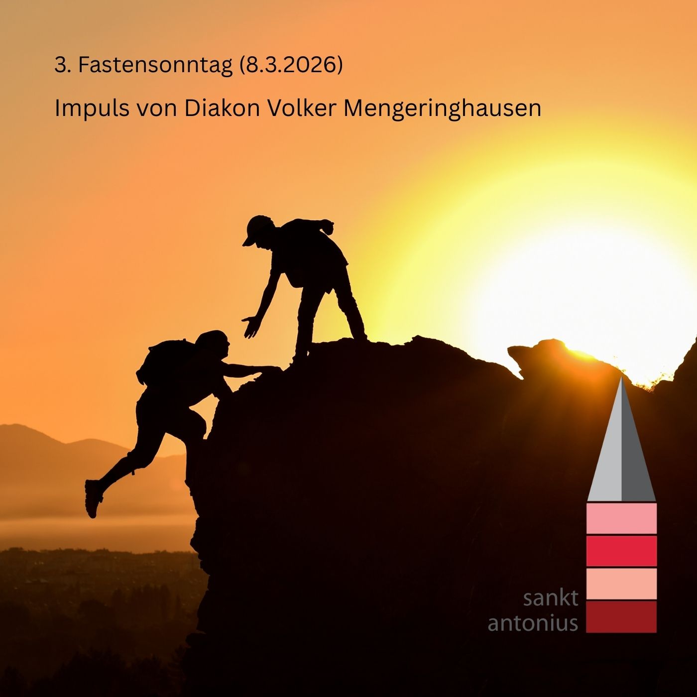 Impuls am 3. Fastensonntag (8.3.2026) von Diakon Volker Mengeringhausen, Pfarrei St. Antonius in Herten