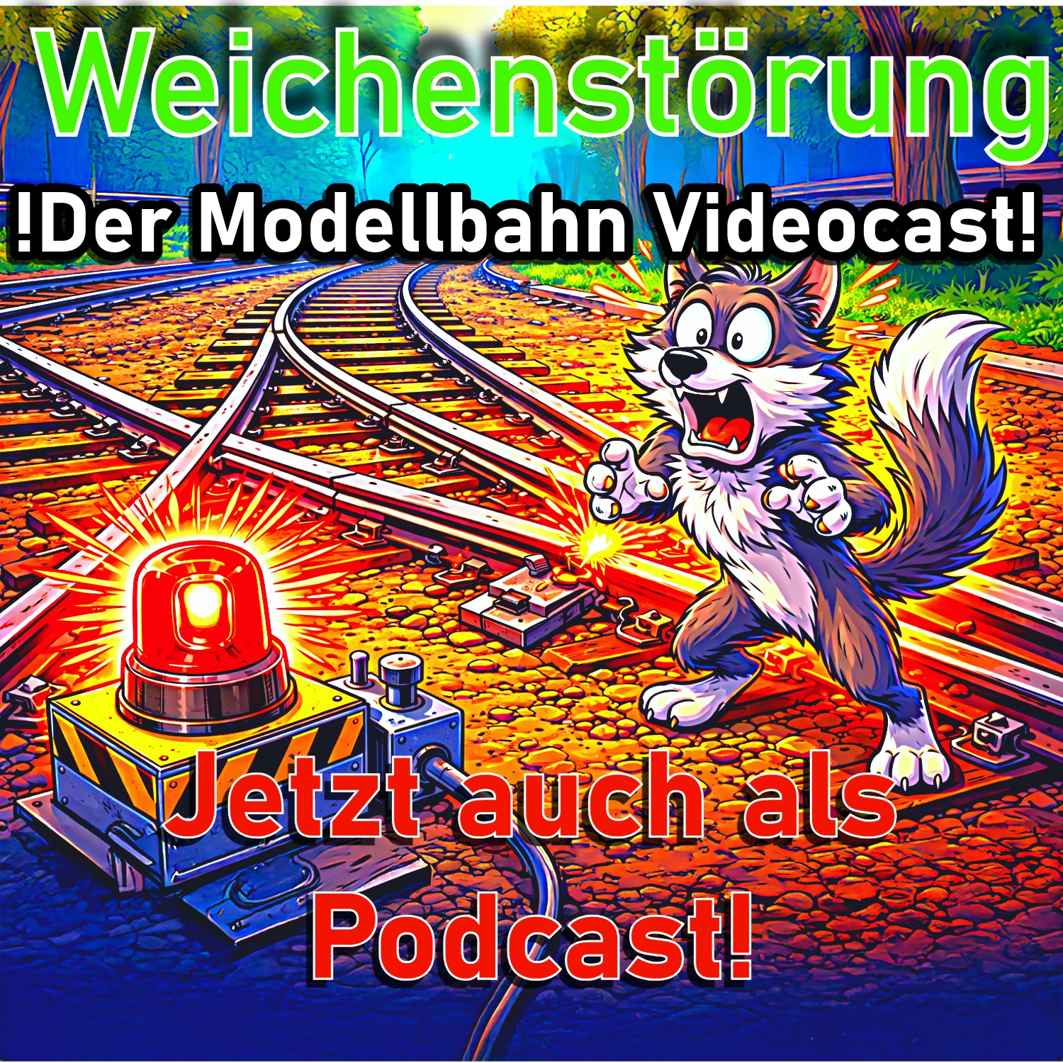 Weichenstörung der Modellbahn Videocast auch als Podcast cover art