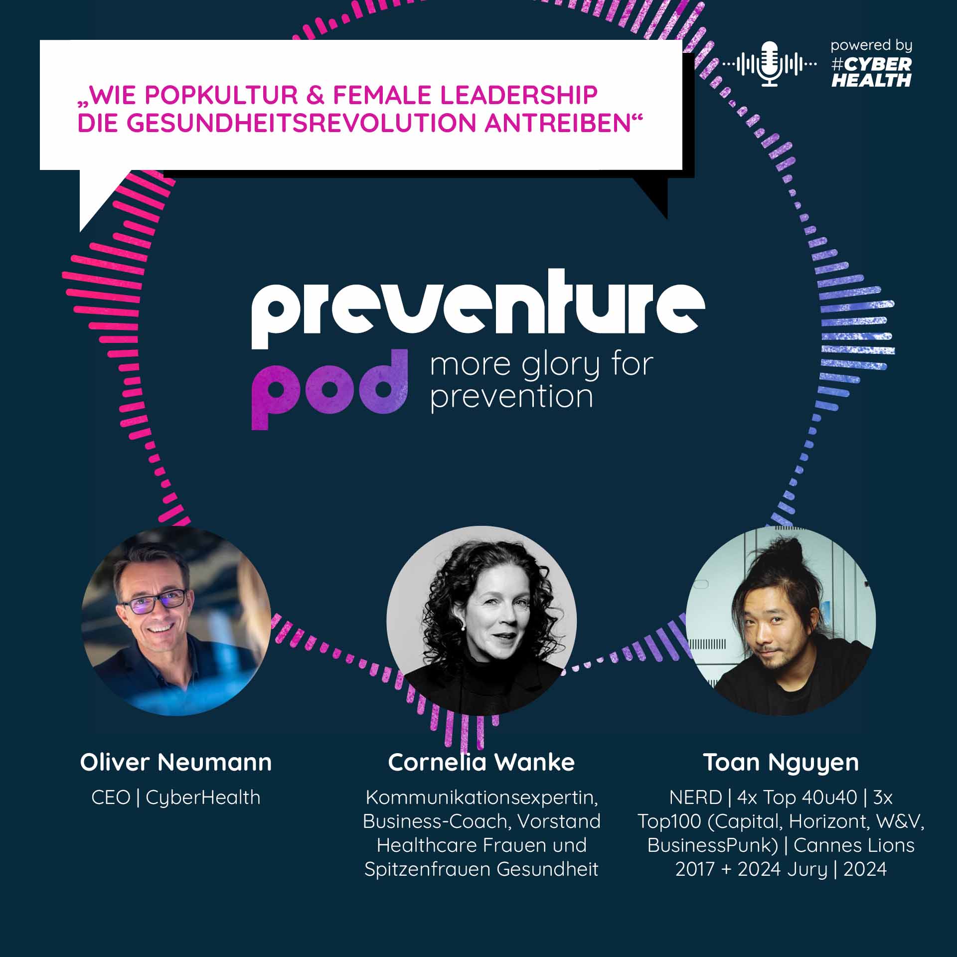 EP. 25 preventure LIVE pod: Wie Popkultur & Female Leadership Die Gesundheitsrevolution Antreiben