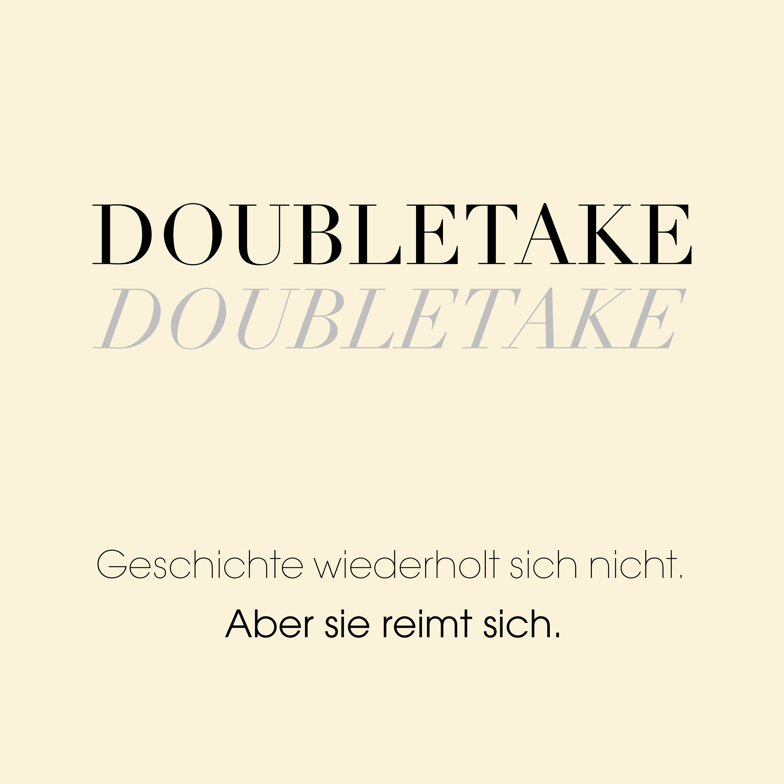 DoubleTake - ein podcast von ostmodern podcast artwork