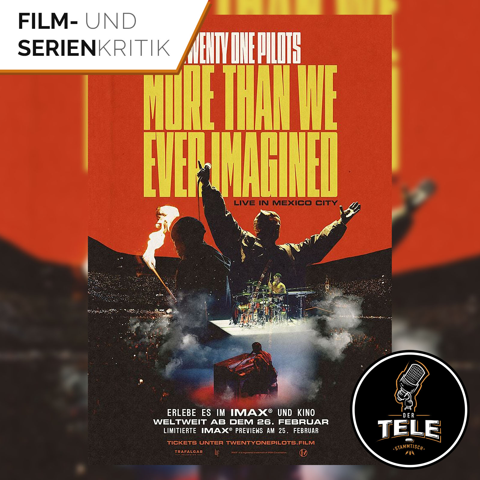 Twenty One Pilots: More Than We Ever Imagined | Stadion-Explosion auf der Leinwand: „Clancy World Tour“ als mitreißendes Kino-Event?