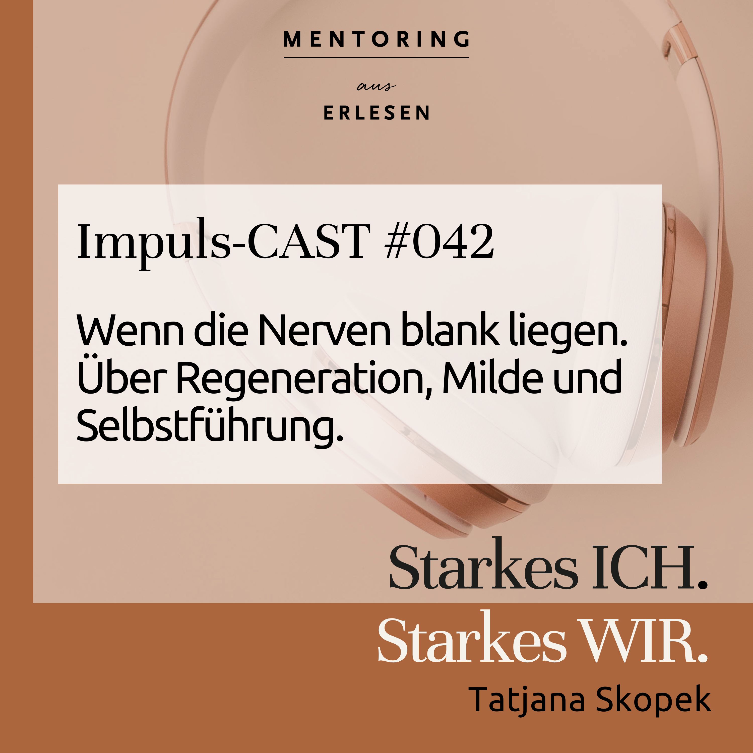 Episode #042: "Wenn die Nerven blank liegen. Über Regeneration, Milde und Selbstführung." episode artwork