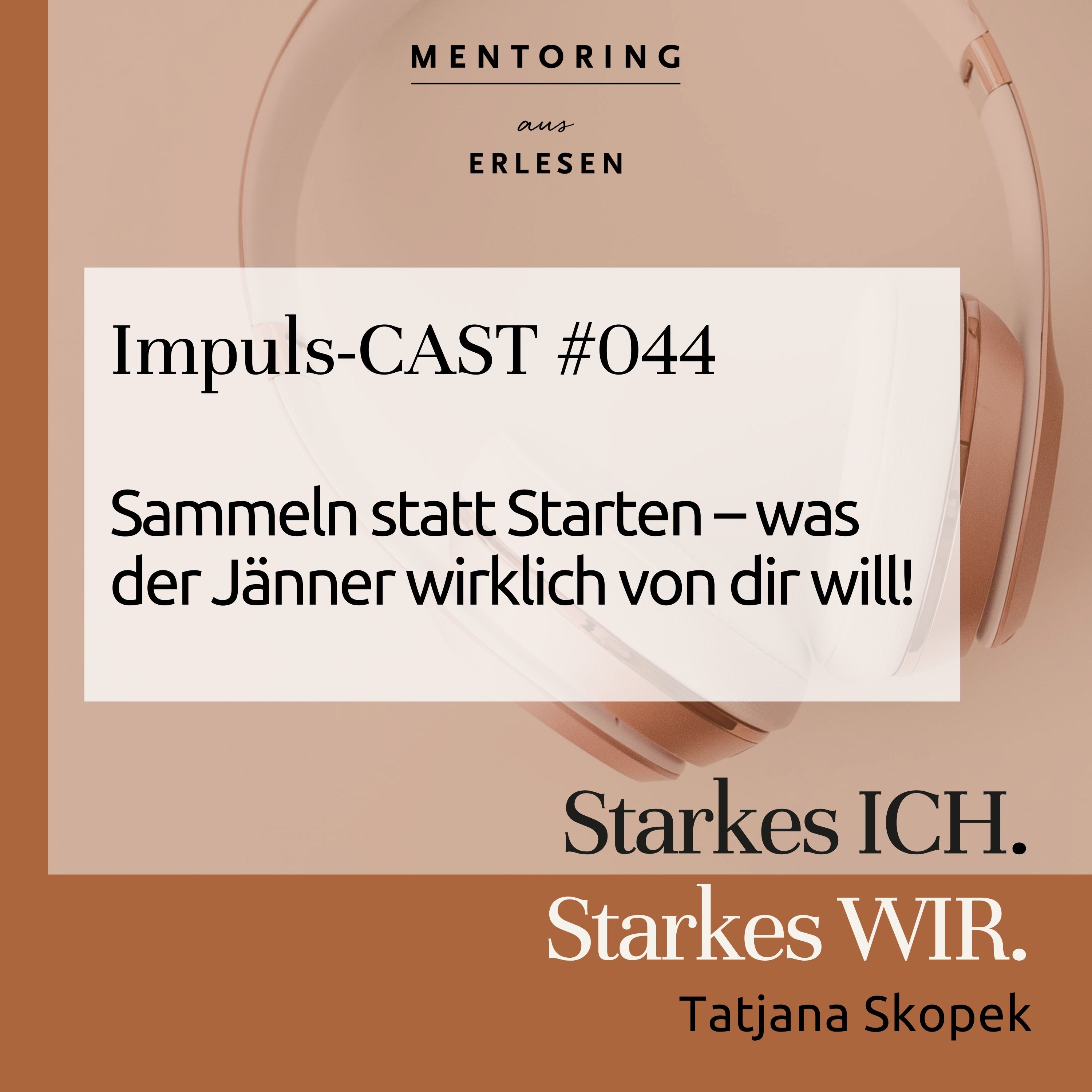 Episode #044: "Sammeln statt Starten – was der Jänner wirklich von dir will!" episode artwork