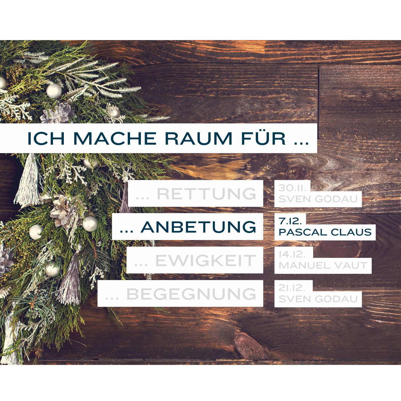 Ich mache Raum für Anbetung (Advent 2025) episode artwork