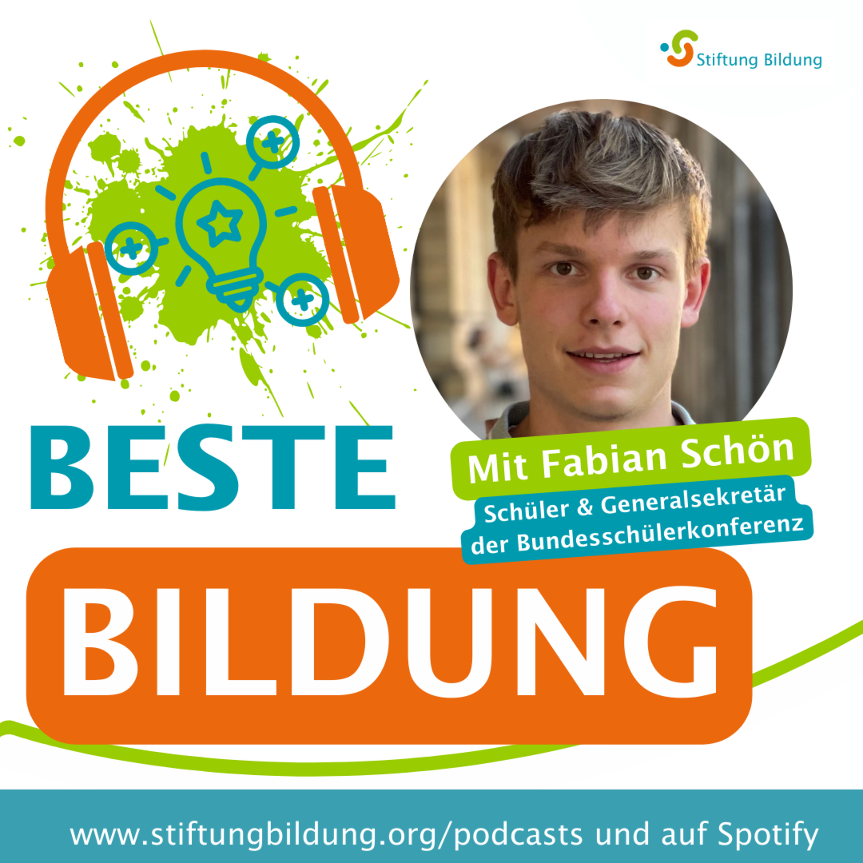 Beste Bildung - DER Bildungstalk der Stiftung Bildung - Folge 14: Fabian Schön episode artwork