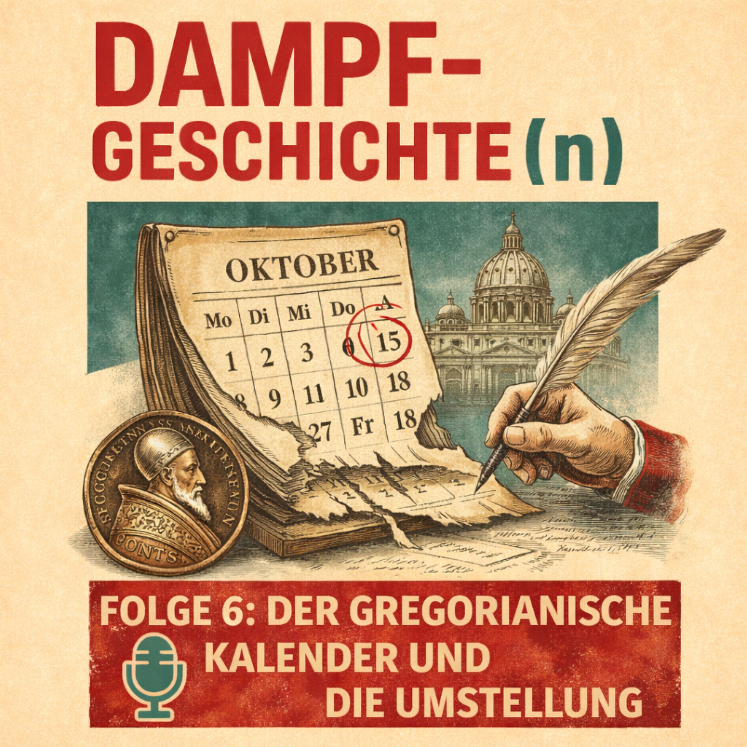 Dampfgeschichten Teil 6 : Der Gregorianische Kalender und die Umstellung episode artwork