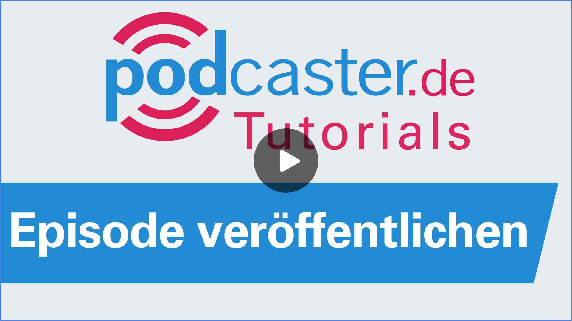 Episode veröffentlichen