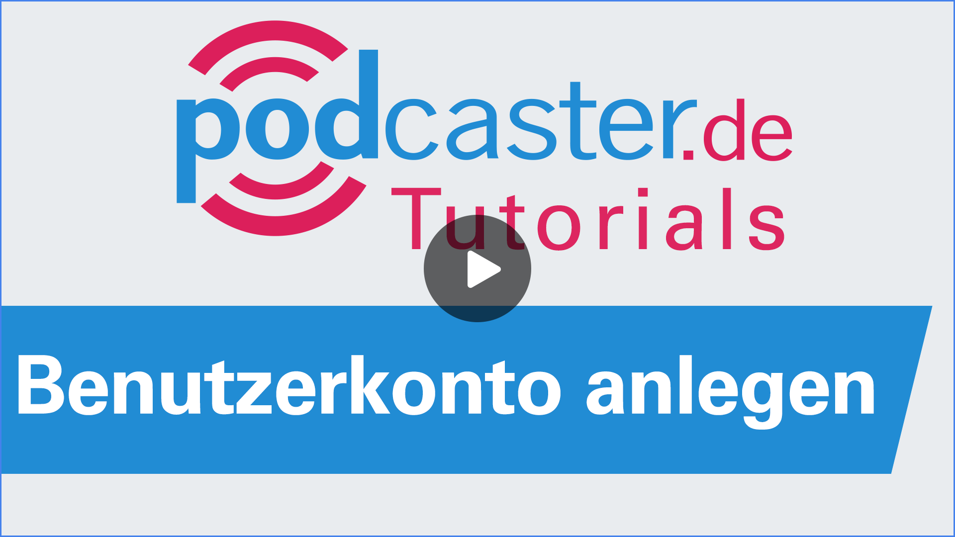 Benutzerkonto anlegen