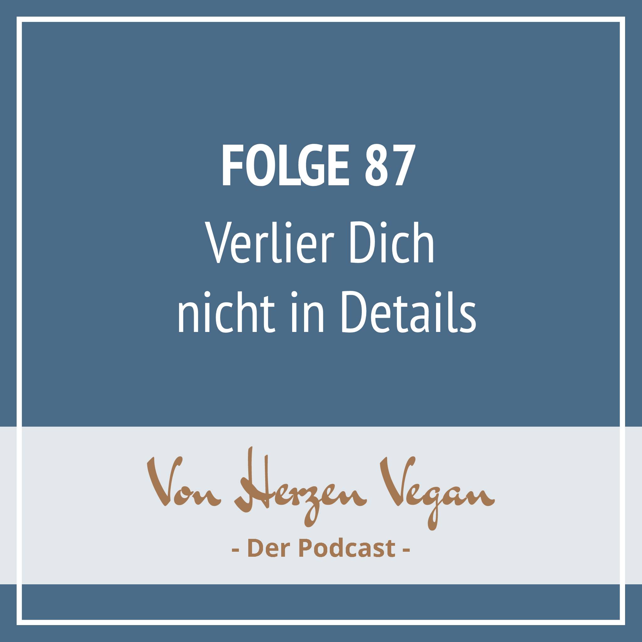 #087 - Verlier Dich nicht in Details episode artwork