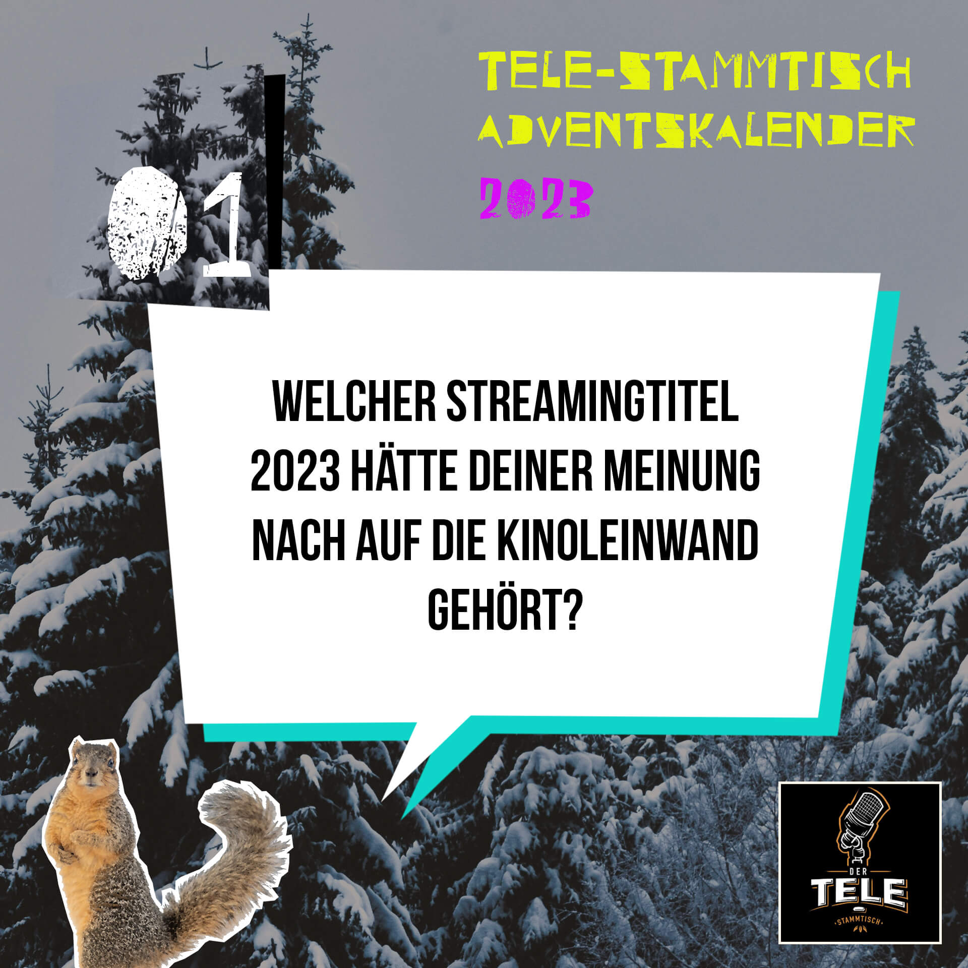 Türchen 1 - Welcher Streamingtitel 2023 hätte deiner Meinung nach auf die Kinoleinwand gehört? episode artwork