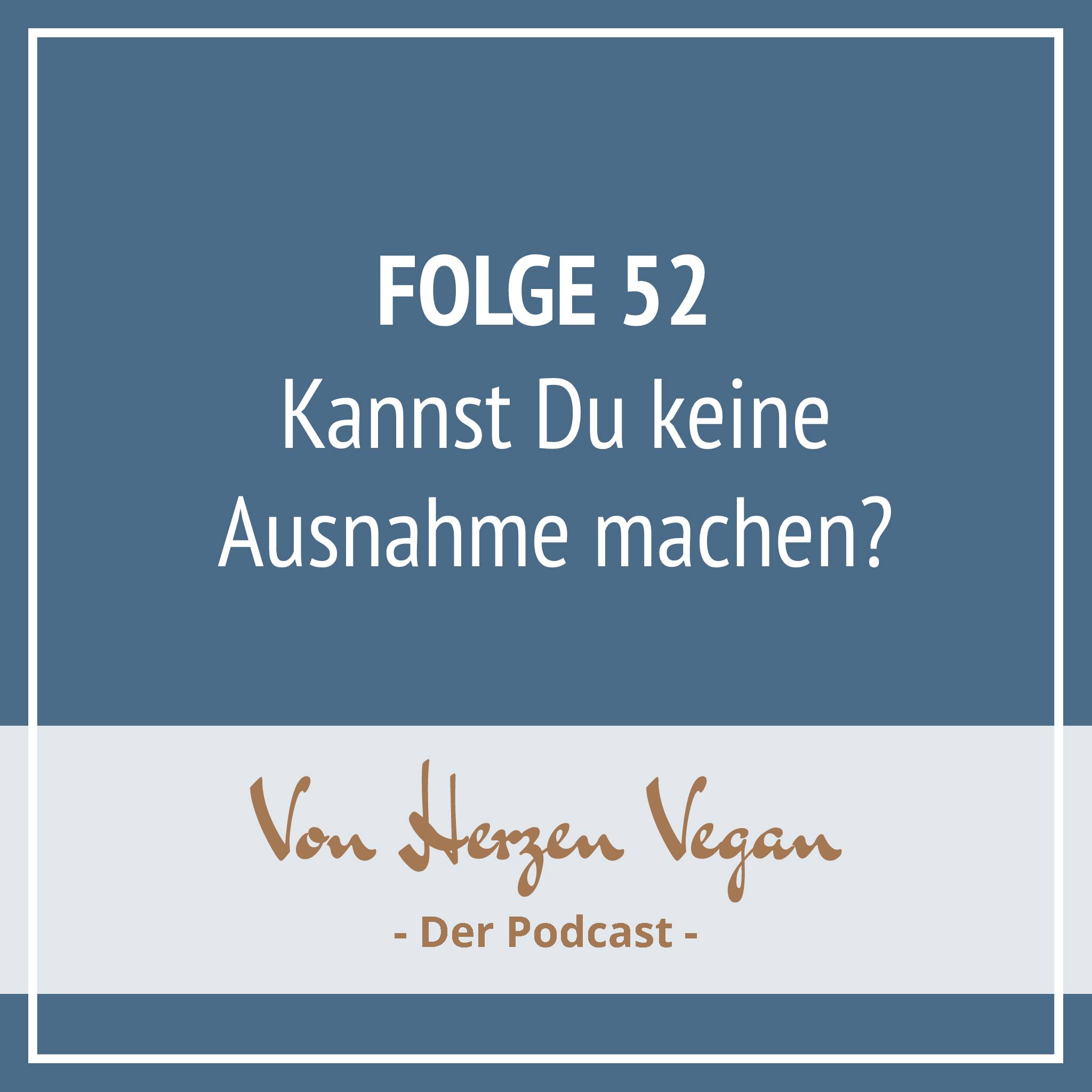 #052 -  Kannst Du nicht mal eine Ausnahme machen? episode artwork