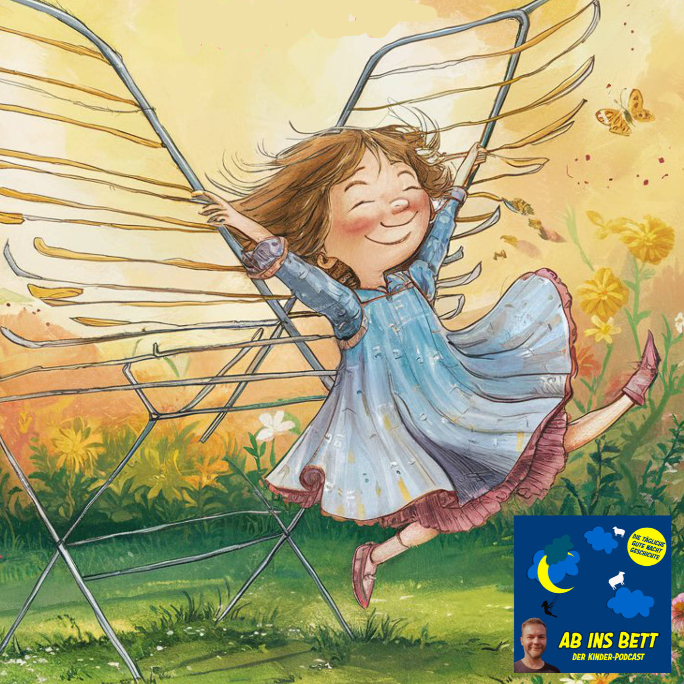 #1900 Wanda und der Wäscheständer mit den Flügeln