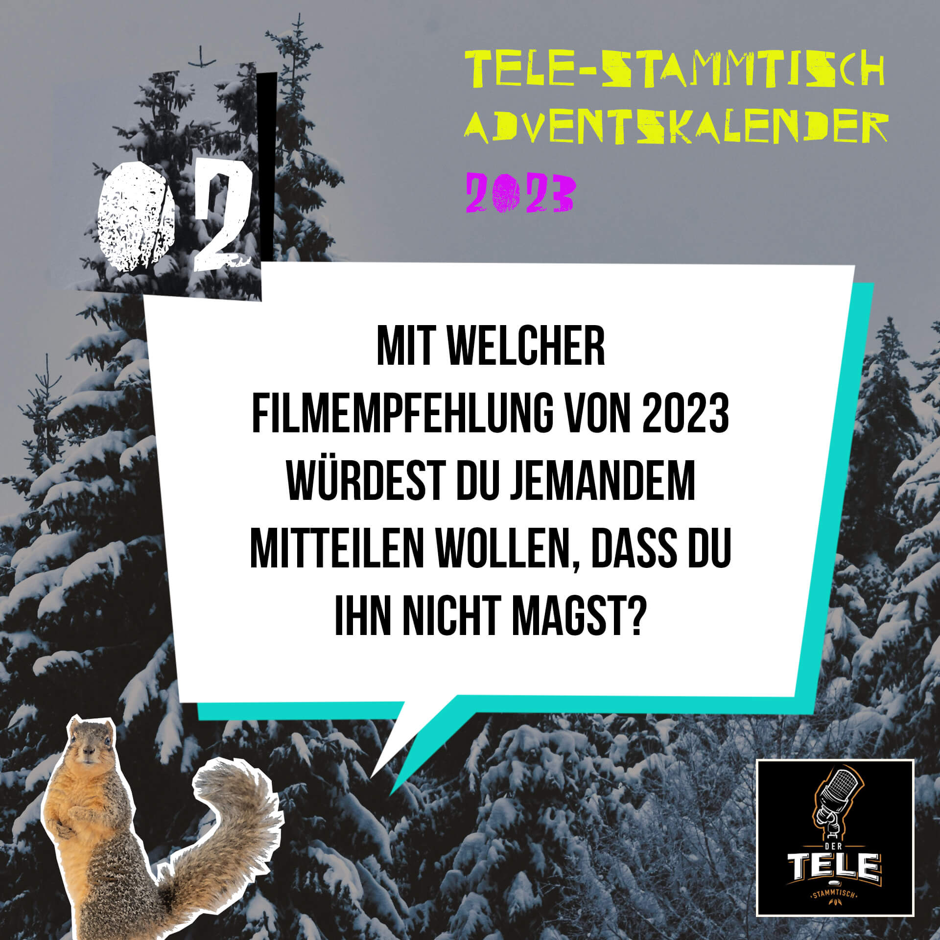 Türchen 2 - Mit welcher Filmempfehlung von 2023 würdest du jemandem mitteilen wollen, dass du ihn nicht magst? episode artwork