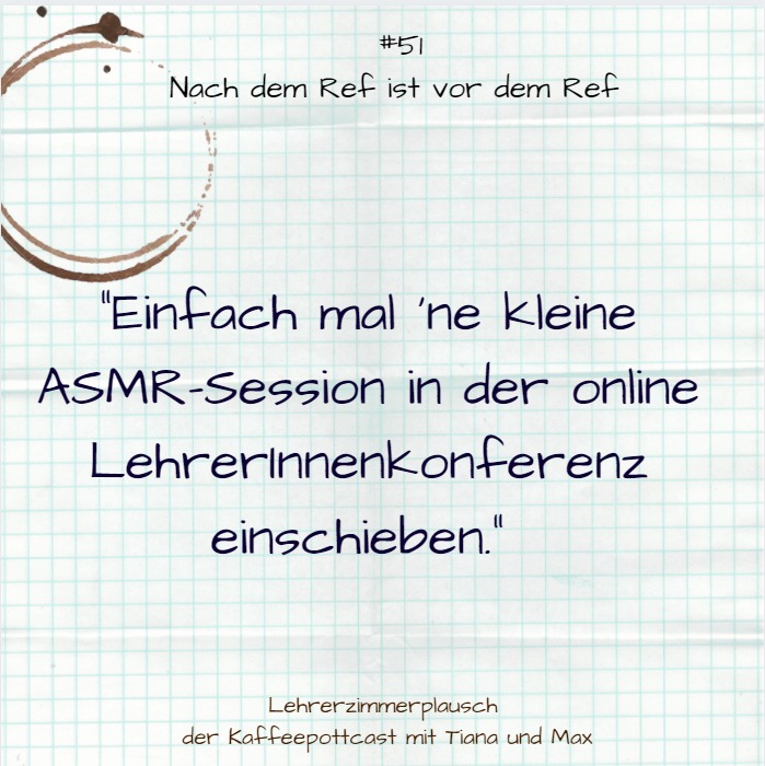 #51 Nach dem Ref ist vor dem Ref