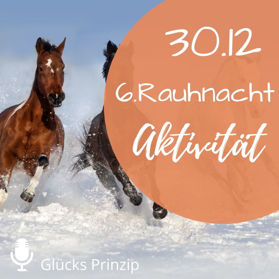6. Rauhnacht ⭐️Aktivität ⭐️ am 30.12 steht für den Juni