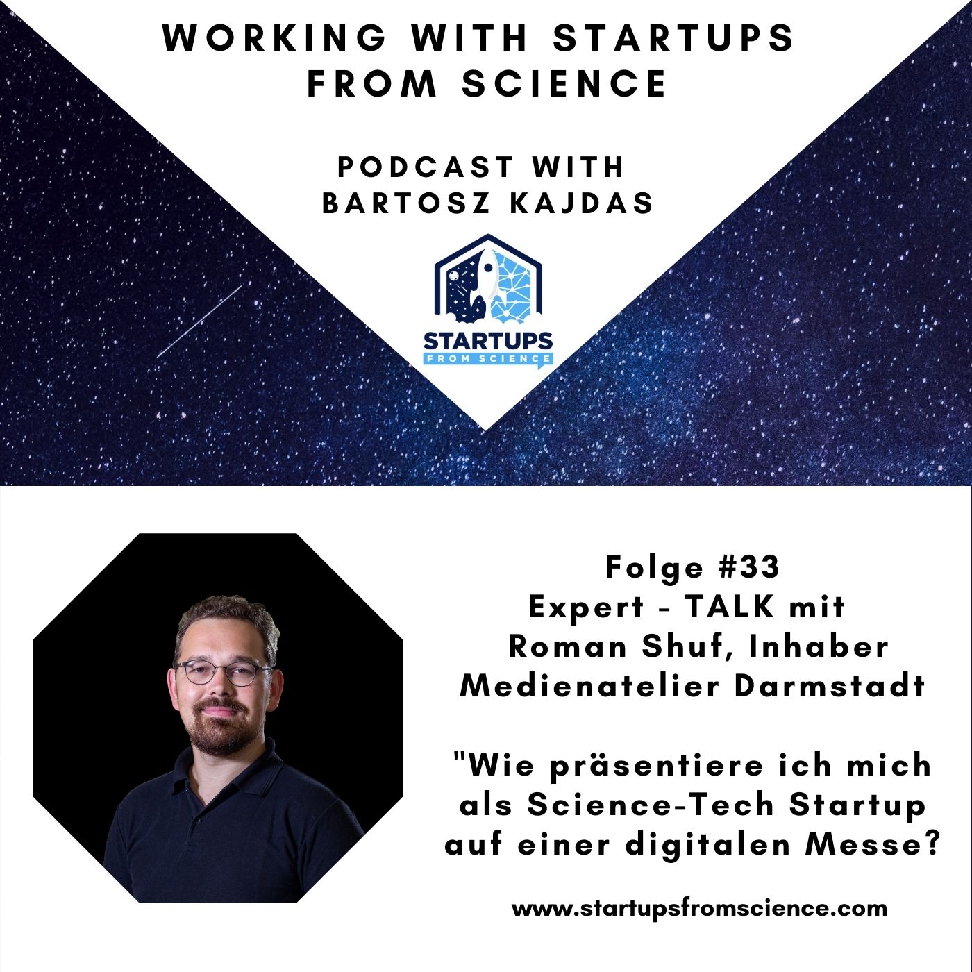 #33 | Expert-Talk: Wie präsentiere ich mich als Science-Tech Startup auf einer digitalen Messe?