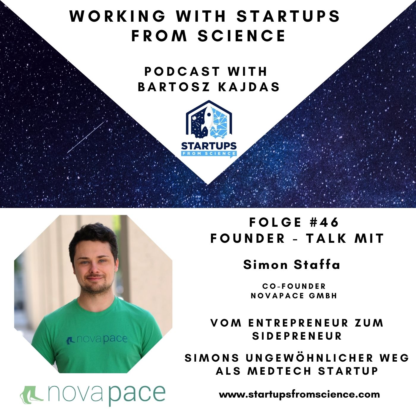 #46 | FOUNDER-Talk: Vom Entrepreneur zum Sidepreneur. Simons ungewöhnlicher Weg als Med-Tech Startup