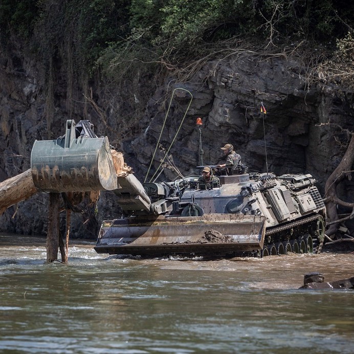 Die Bundeswehr im Katstropheneinsatz