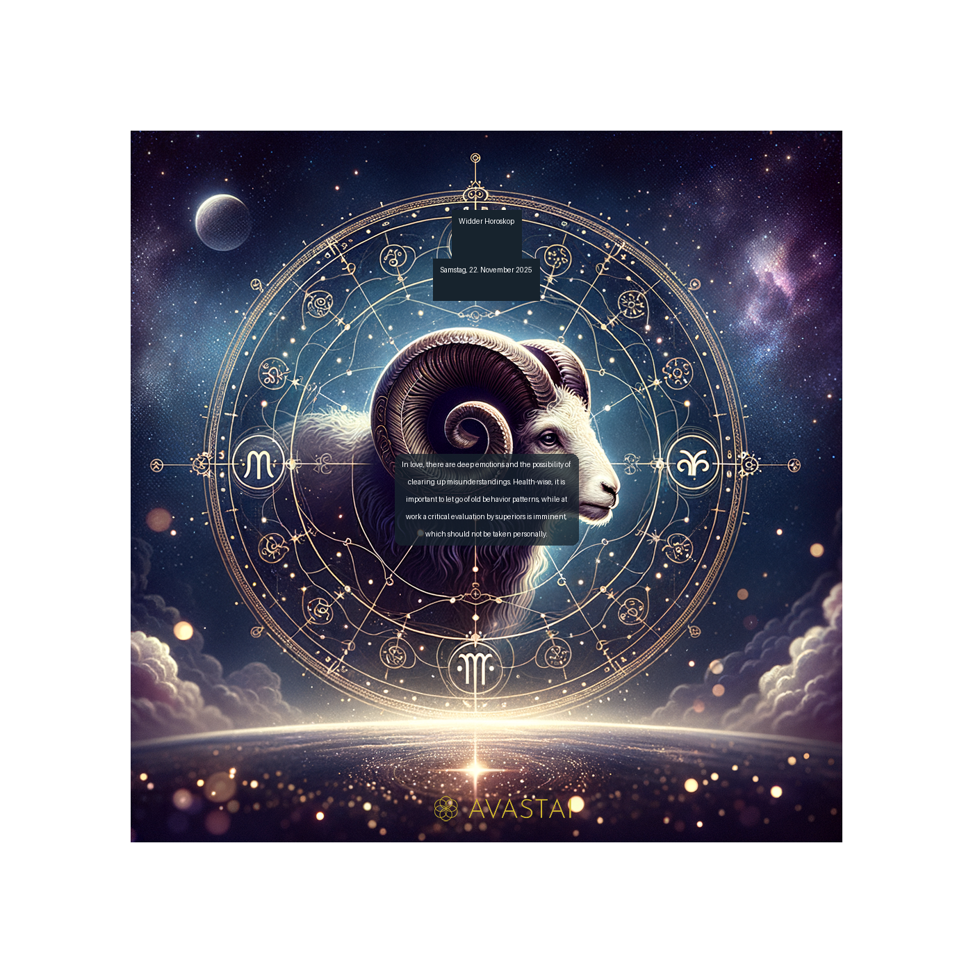 Widder Horoskop für den Samstag, 22. November 2025: episode artwork