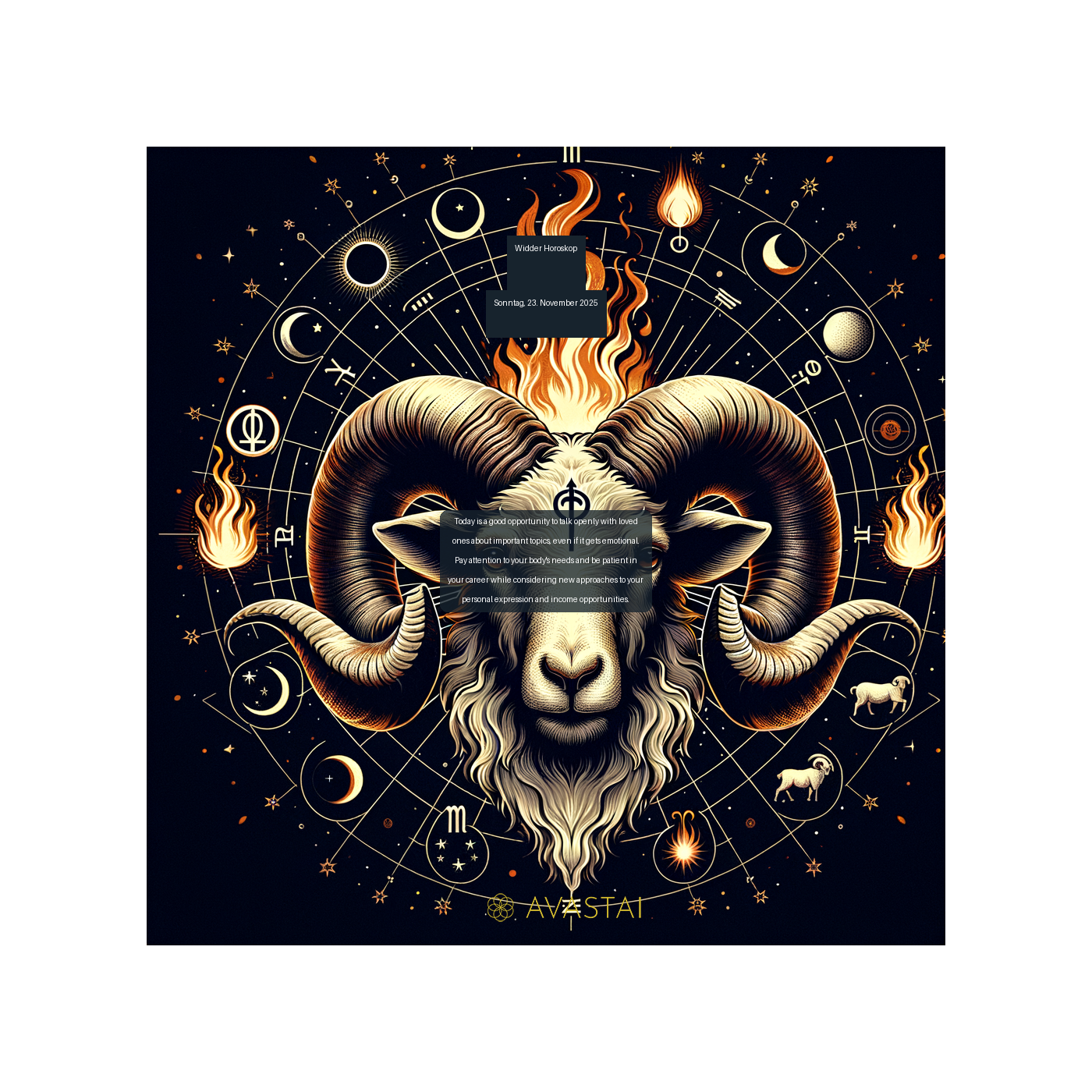 Widder Horoskop für den Sonntag, 23. November 2025: episode artwork