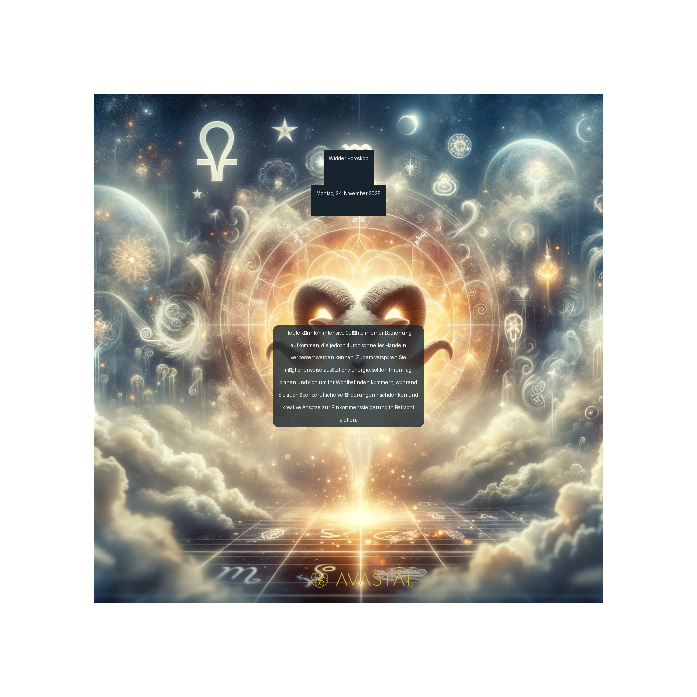 Widder Horoskop für den Montag, 24. November 2025: episode artwork