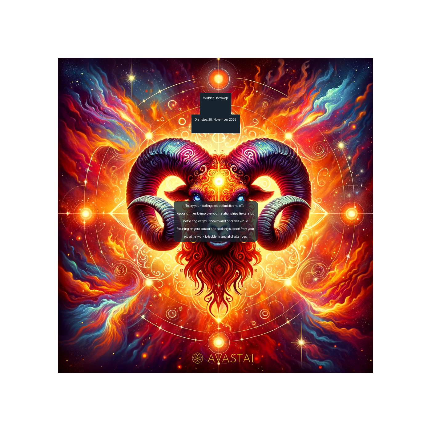 Widder Horoskop für den Dienstag, 25. November 2025: episode artwork
