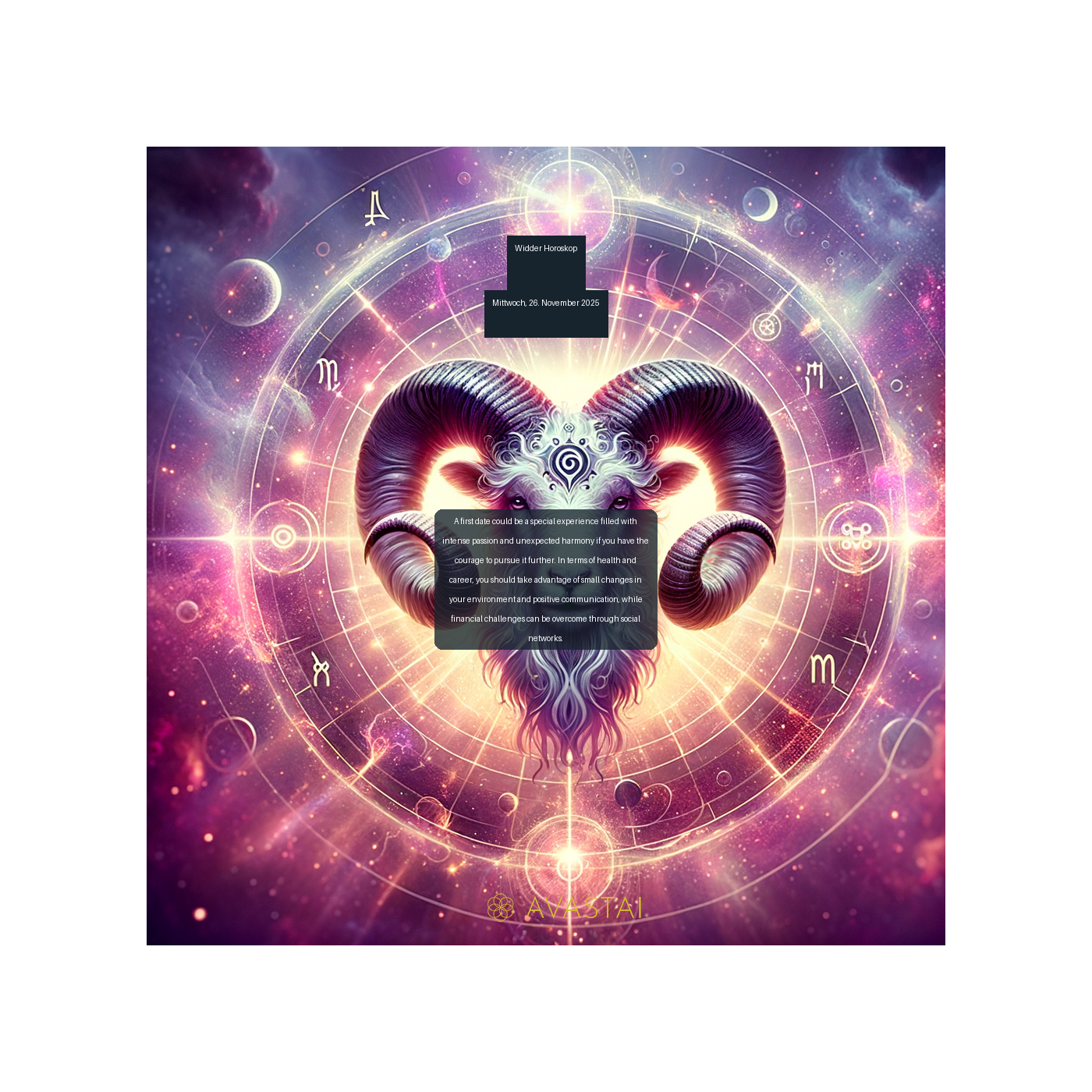 Widder Horoskop für den Mittwoch, 26. November 2025: episode artwork