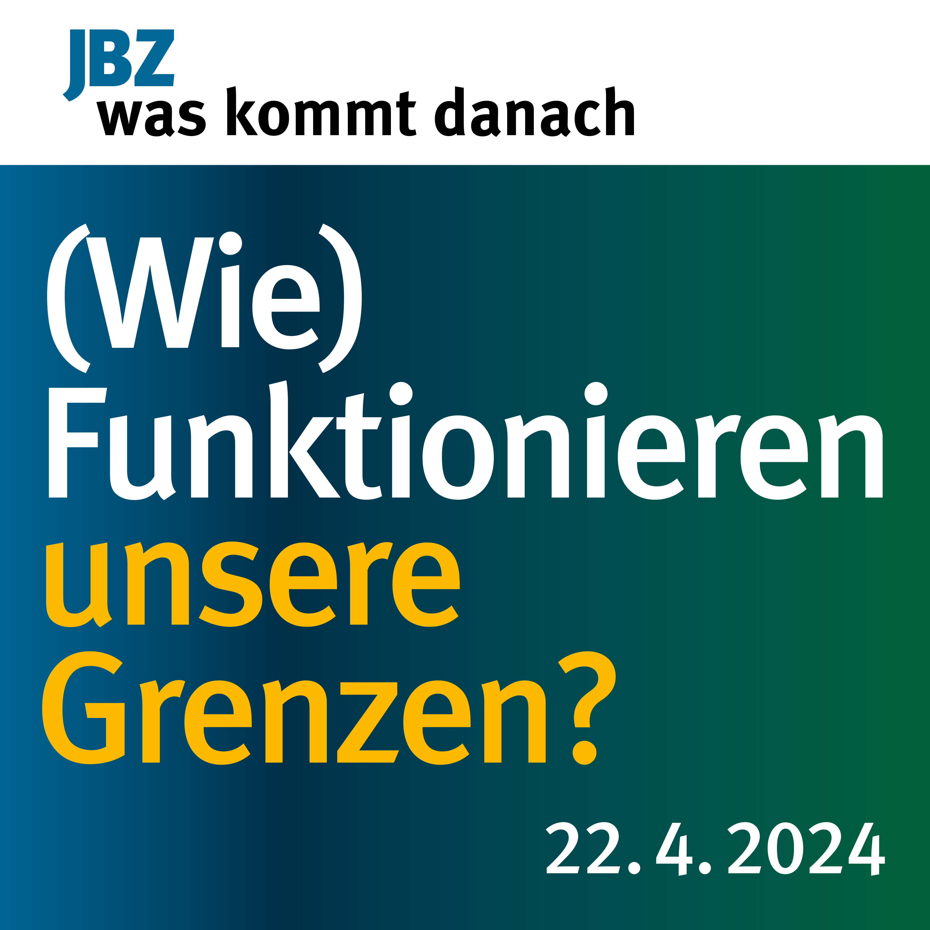 Drei Generationen. Eine Zukunft | Der Zukunftspodcast aus der Robert-Jungk-Bibliothek