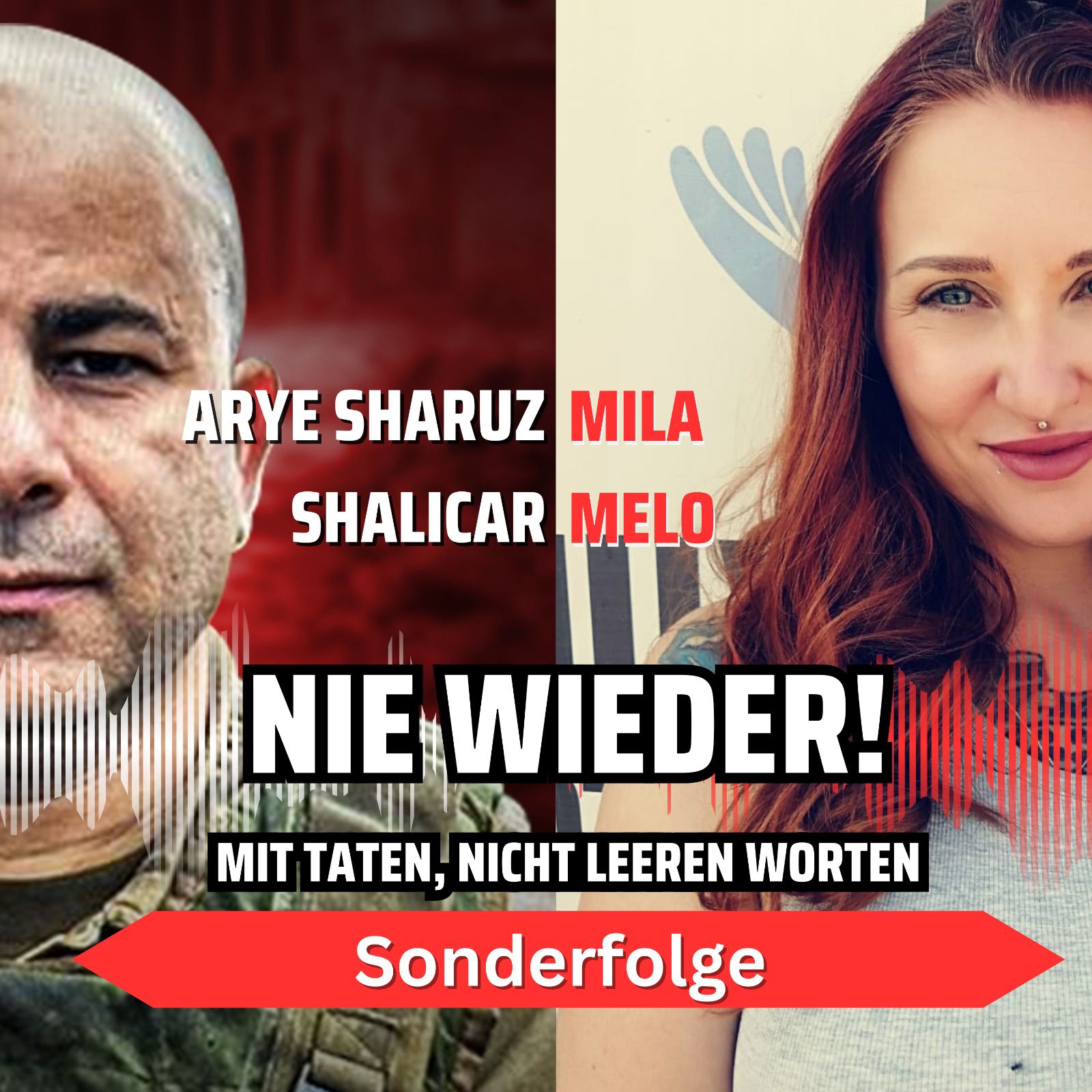 NIE WIEDER! Mit Taten, nicht leeren Worten