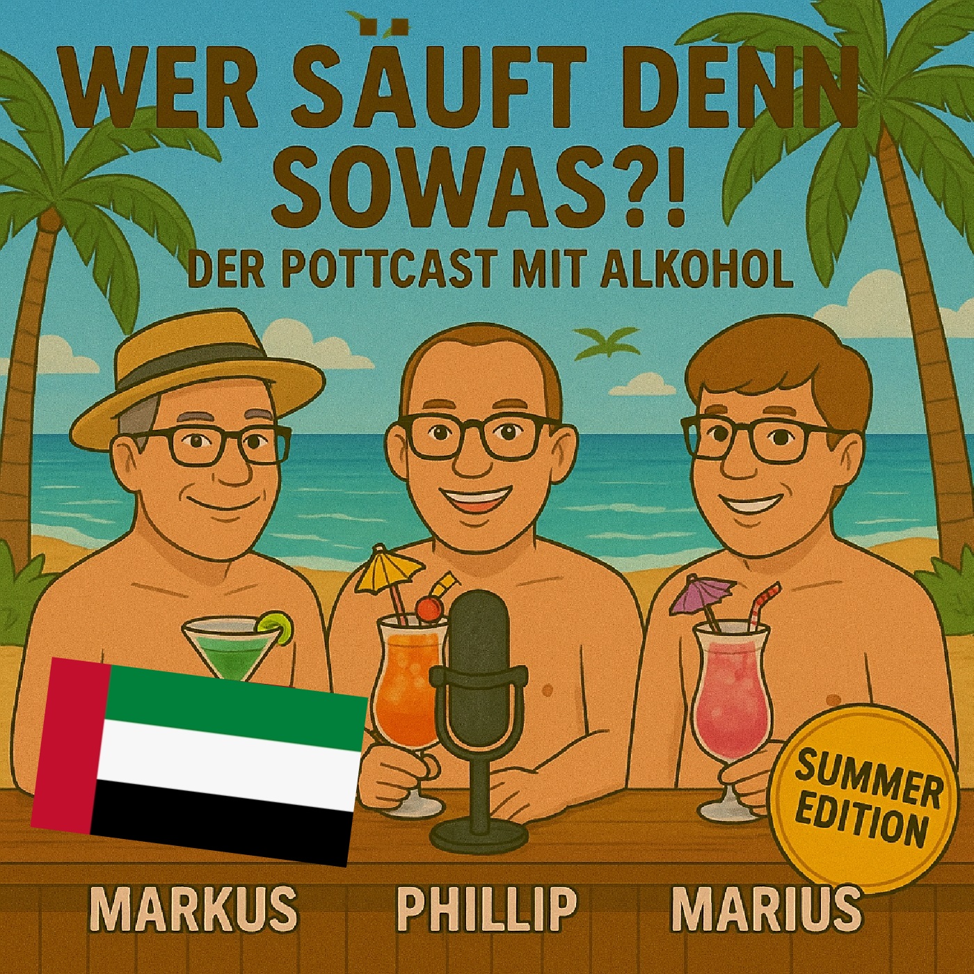 #67 Summer Edition 3 - Die Wir saufen Partei und der Dubai Schnaps episode artwork