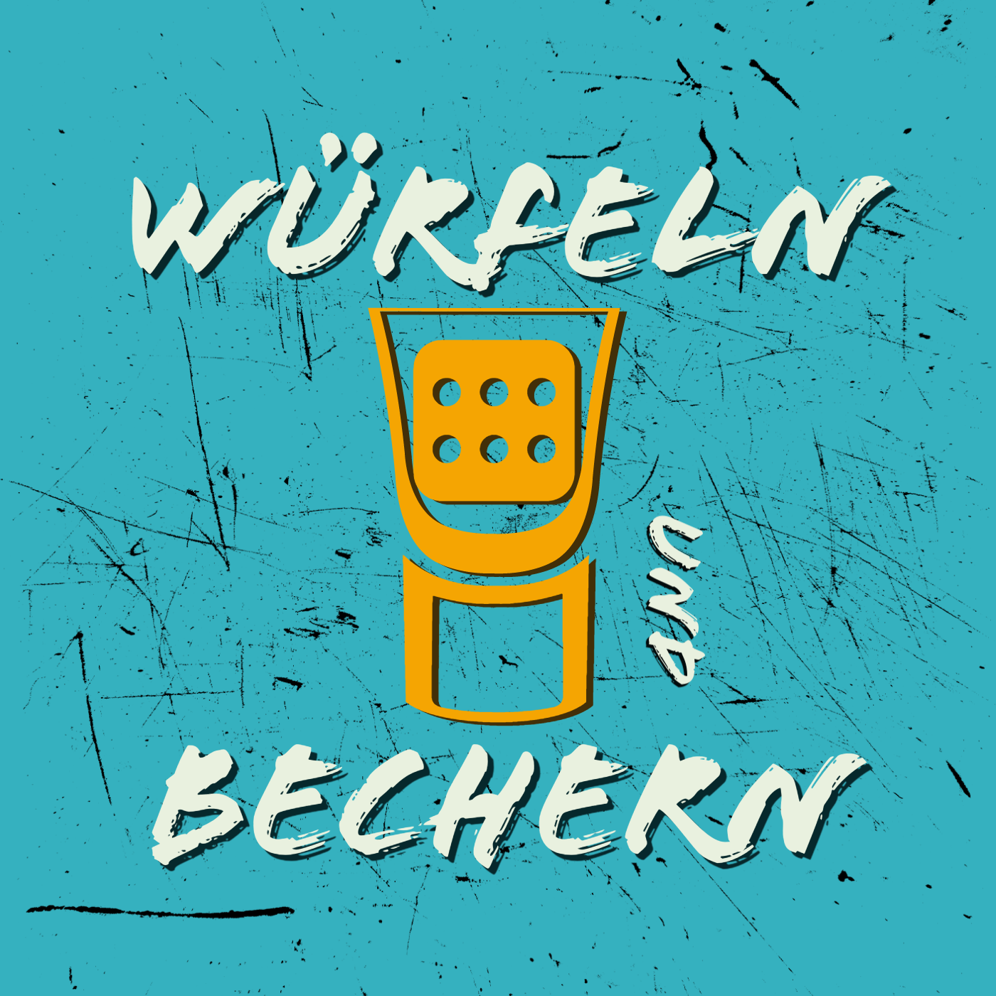 Würfeln und Bechern