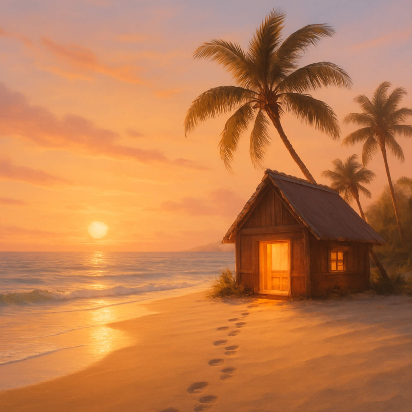 (ohne Musik) Sa, 04.04. Entspannt einschlafen - Der Strand am goldenen Abend