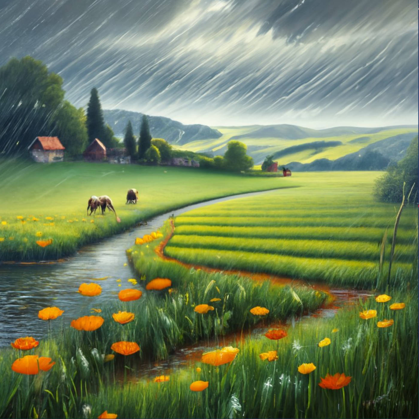 Entspannendes Landregenrauschen: Einschlafgeräusche aus dem deutschen Hinterland