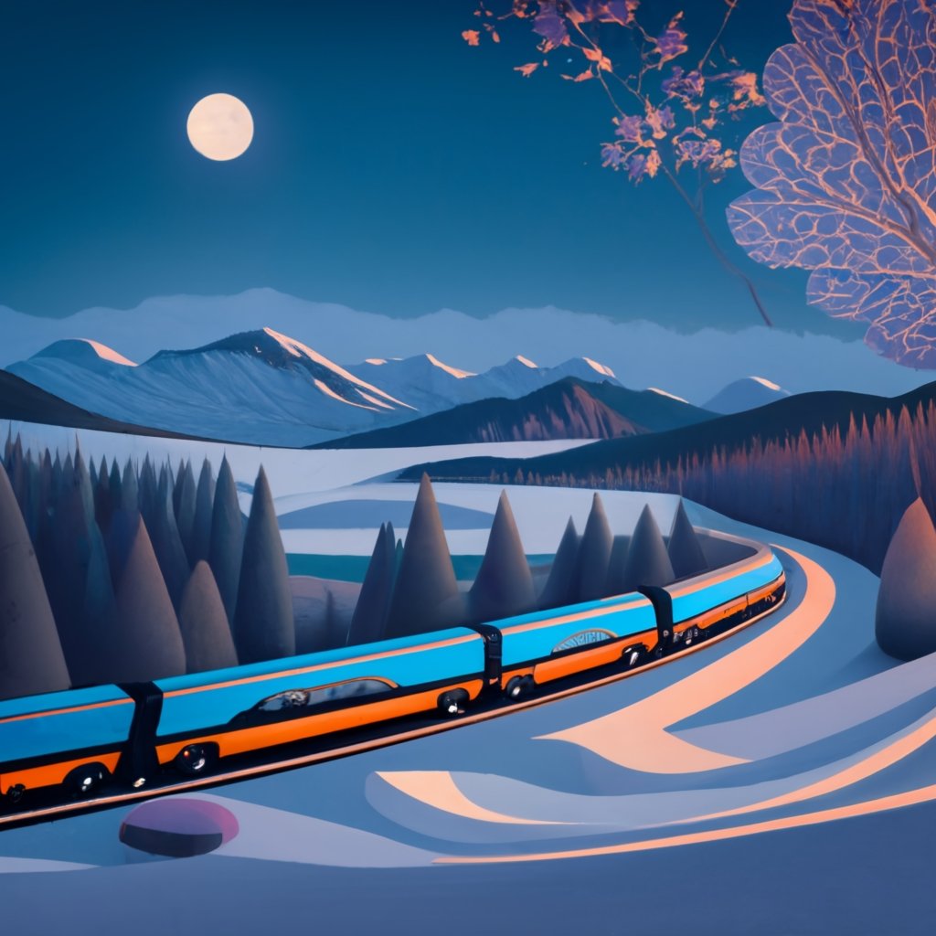Nächtliche Zugreise: Beruhigende Geräusche für einen entspannten Schlaf