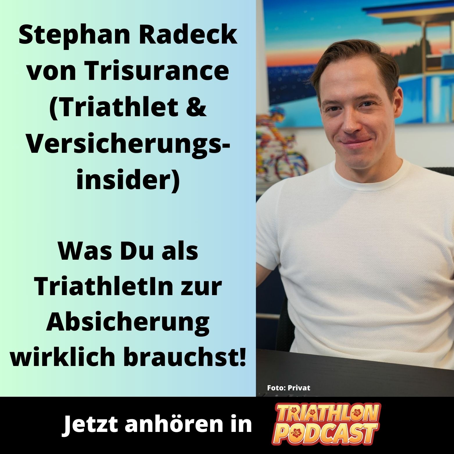Stephan Radeck von TRISURANCE - Triathlet und Versicherungsinsider
