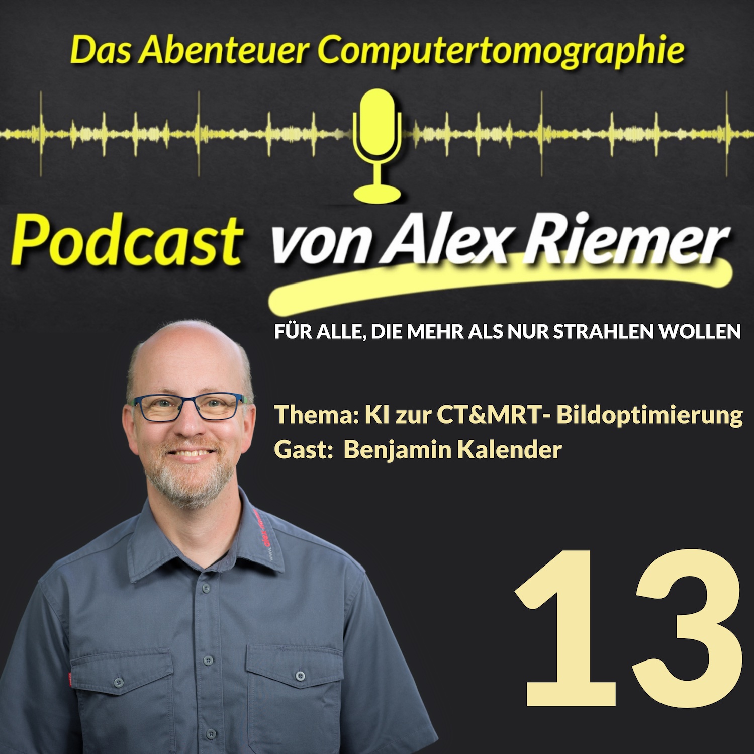 DACT Podcast 13 mit Benjamin Kalender-  Thema: CT & MRT Bildoptimierung durch KI episode artwork