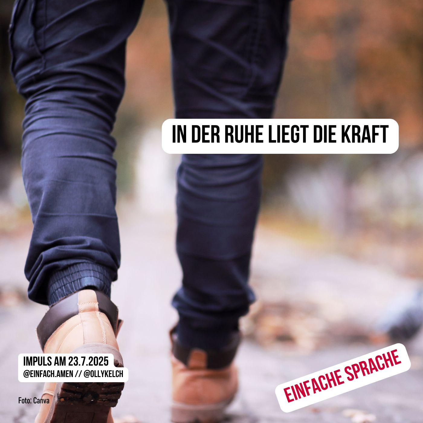 In der Ruhe liegt die Kraft (23.7.2025) In der Ruhe liegt die Kraft (23.7.2025)