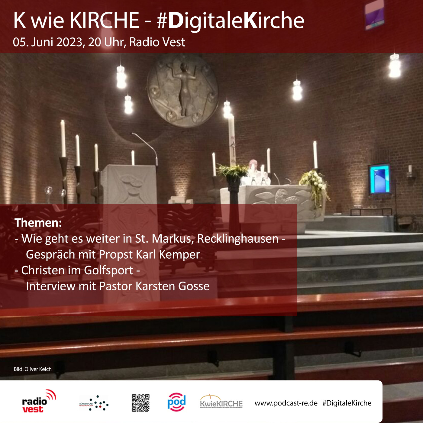 #306 K wie KIRCHE #DigitaleKirche - Sendung vom 05. Juni 2023 episode artwork