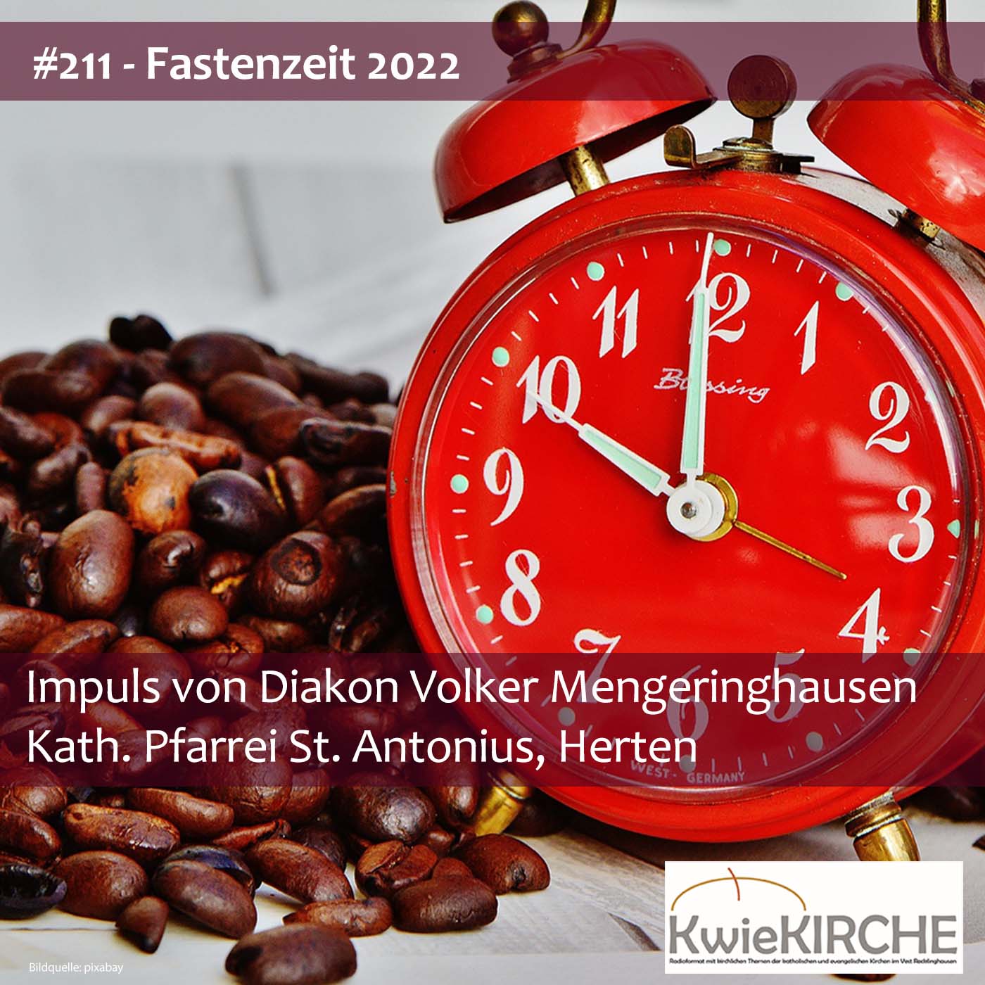 #211 KwieKIRCHE Impuls - Diakon Volker Mengeringhausen (Aschermittwoch) episode artwork