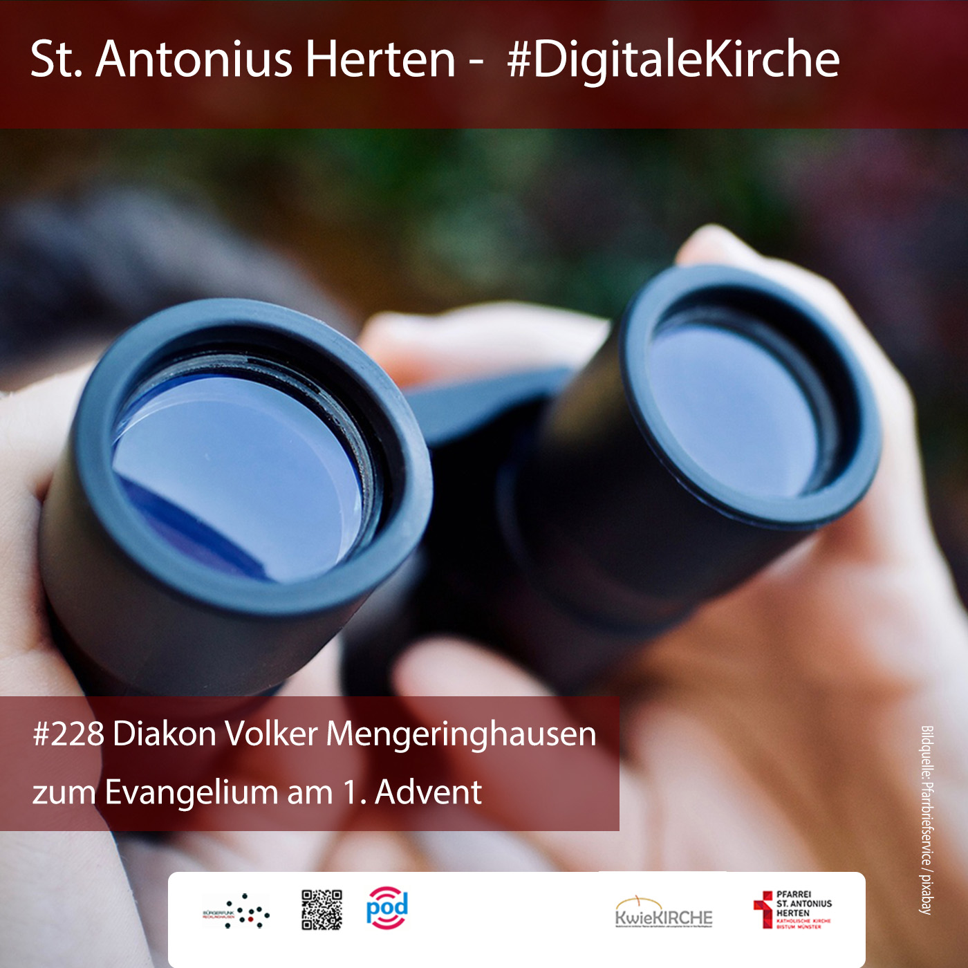 #228 KwieKIRCHE #DigitaleKirche Diakon Volker Mengeringhausen am 1. Advent (27.11.2022) episode artwork
